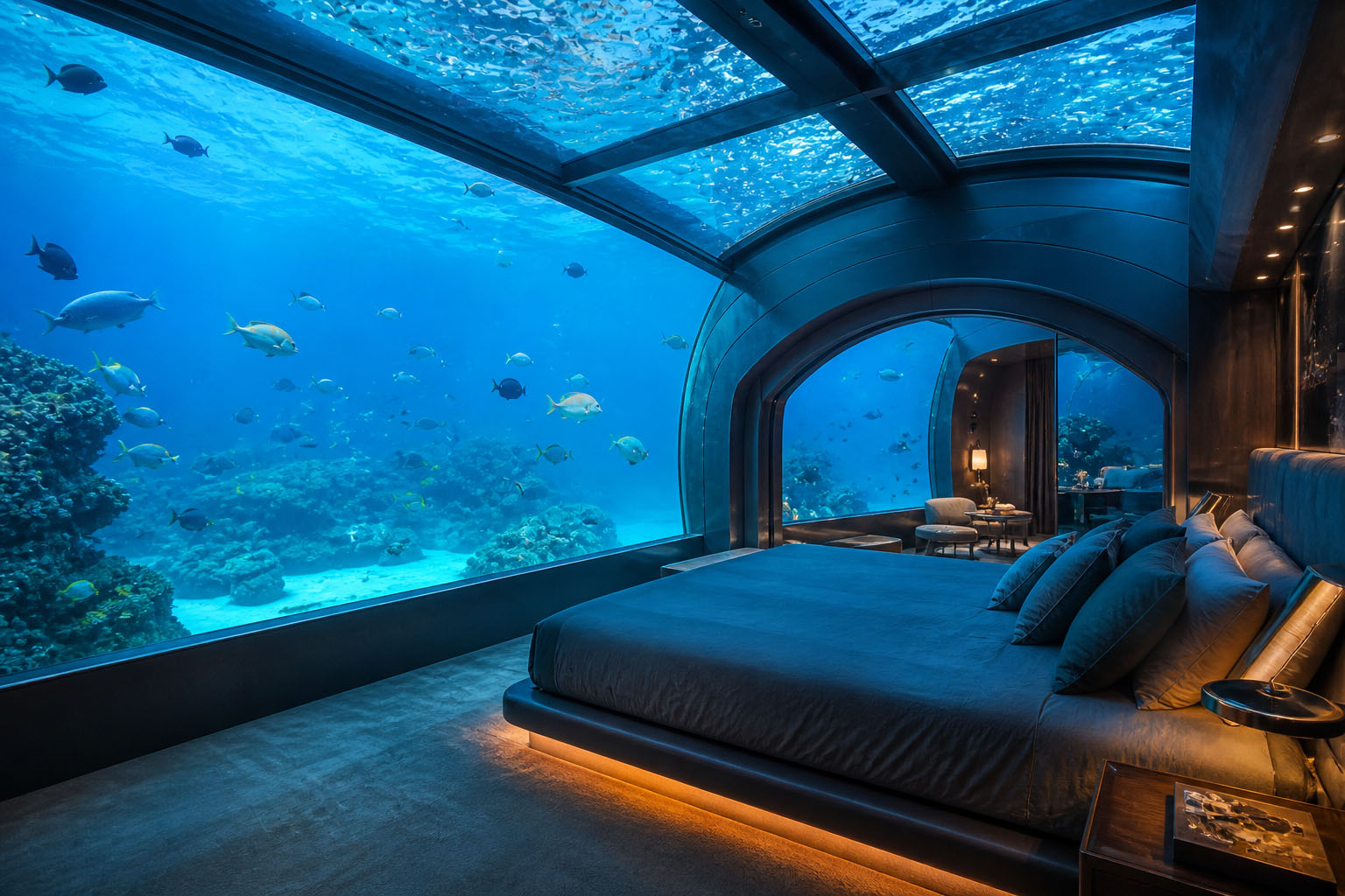 luxury underwater bedroom most expensive hotel in maldives
