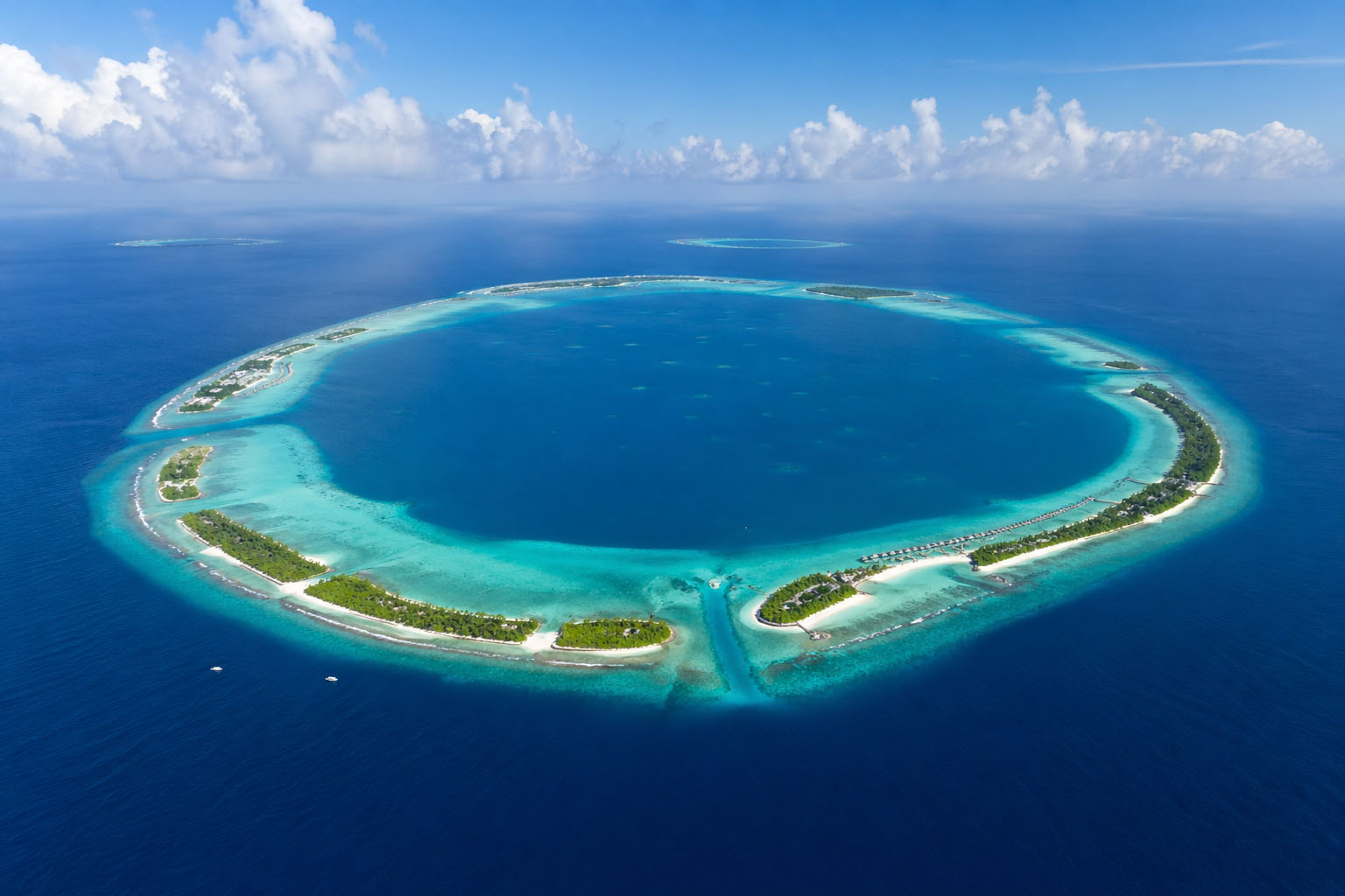 Maldives atoll aerial view from Ahmedabad tour packages
